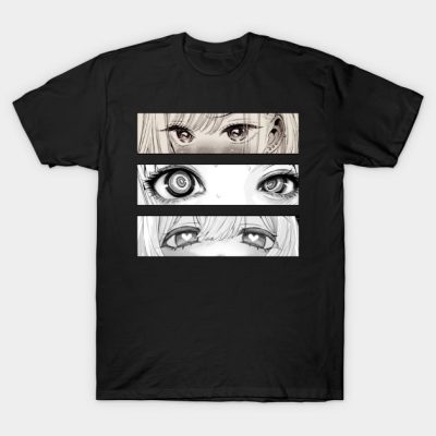 Lewd Manga Monochrome Eyes Bundle T-Shirt Official onepiece Merch