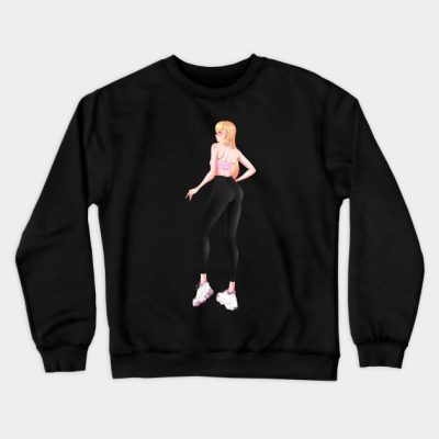 Sporty Marin Kitagawa Fanart Crewneck Sweatshirt Official onepiece Merch