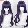 Anime My Dress Up Darling Cosplay Marin Kitagawa Wig Sexy Bunny Girl 80cm Short Dark Purple 1 - My Dress-Up Darling Merch