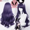 Anime My Dress Up Darling Cosplay Marin Kitagawa Wig Sexy Bunny Girl 80cm Short Dark Purple - My Dress-Up Darling Merch