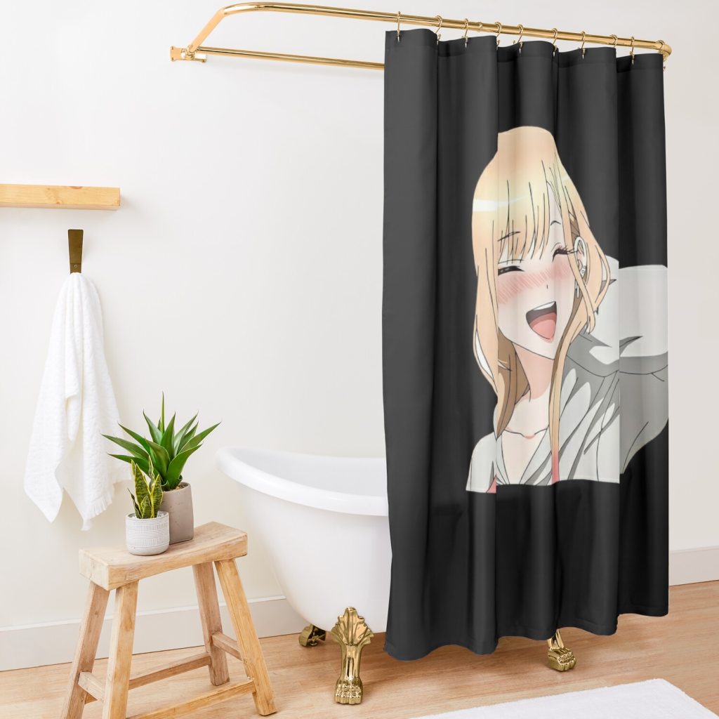 My Dress-Up Darling Marin Kitagawa Shower Curtain Official My Dress-Up Darling Merch