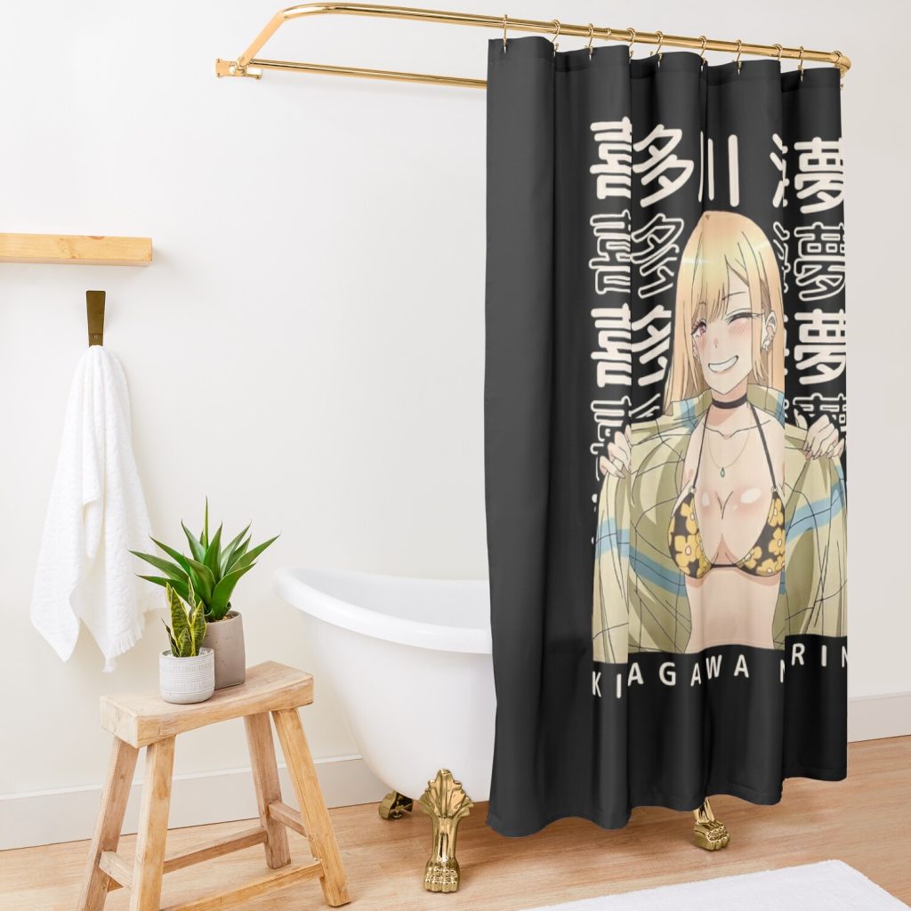 My Dress-Up Darling Marin Kitagawa Shower Curtain Official My Dress-Up Darling Merch