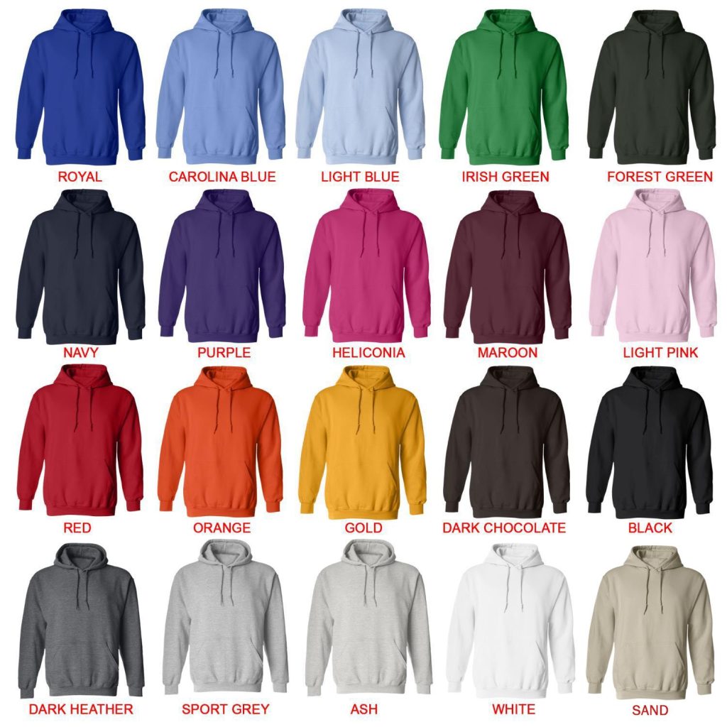 hoodie color chart 1 - My Dress-Up Darling Merch