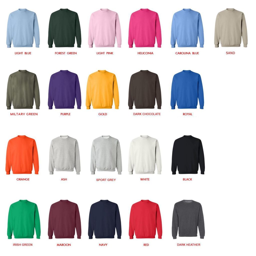 sweatshirt color chart - My Dress-Up Darling Merch